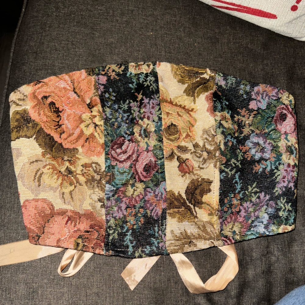 Floral corset top